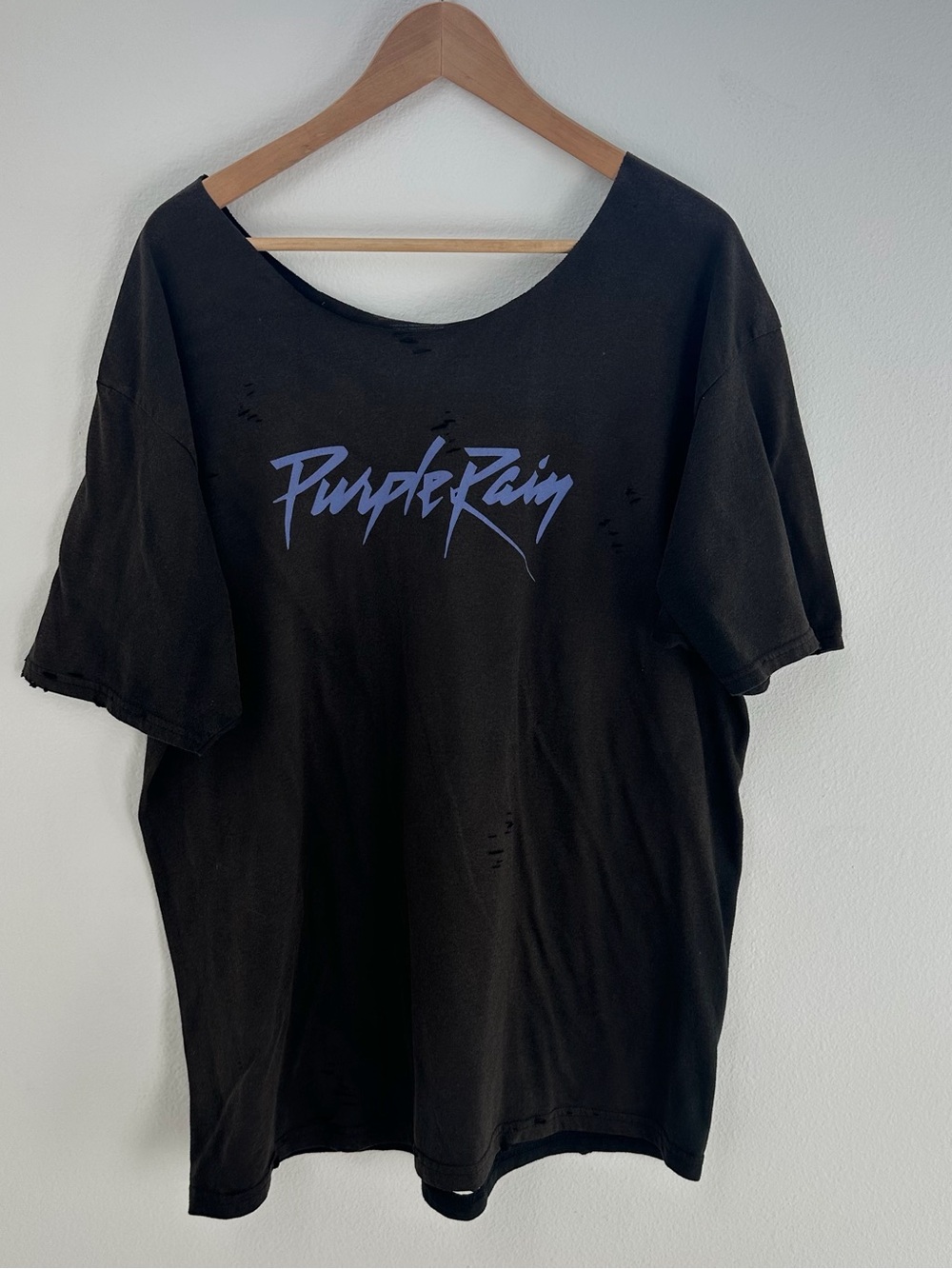 Prince Purple Rain Off The Shoulder Tee